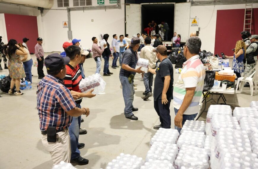 Tabasco se solidariza con damnificados de Veracruz