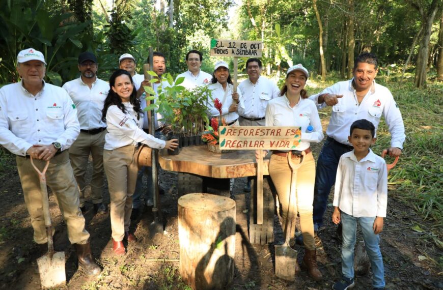 Tabasqueñas y tabasqueños, protagonistas de la Jornada de Reforestación; “sembrar es regalar vida”, afirman
