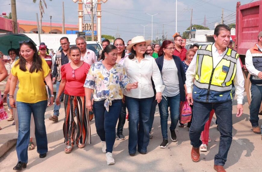 Supervisa Yolanda Osuna avance en obras que llevarán agua potable a más de 100 mil habitantes