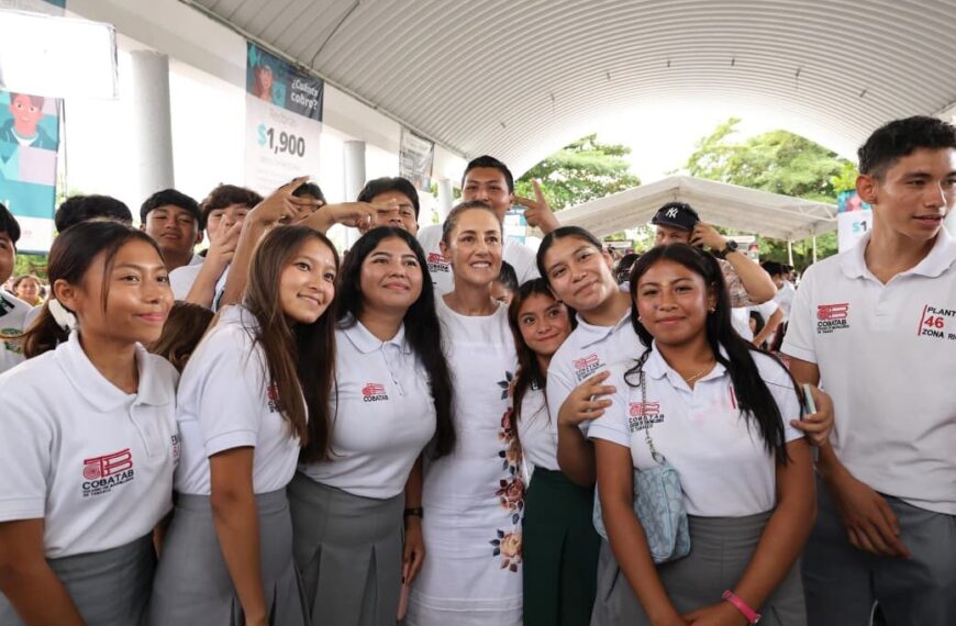 A gestión del Gobernador Javier May, anuncia presidenta Claudia Sheinbaum nueva universidad “Rosario Castellanos” para Jonuta