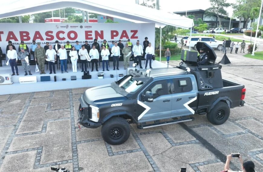 Con 50 nuevas patrullas y motopatrullas, Gobierno del Pueblo blinda Villahermosa y zona metropolitana; hay resultados contundentes y cero impunidad en seguridad: Javier May