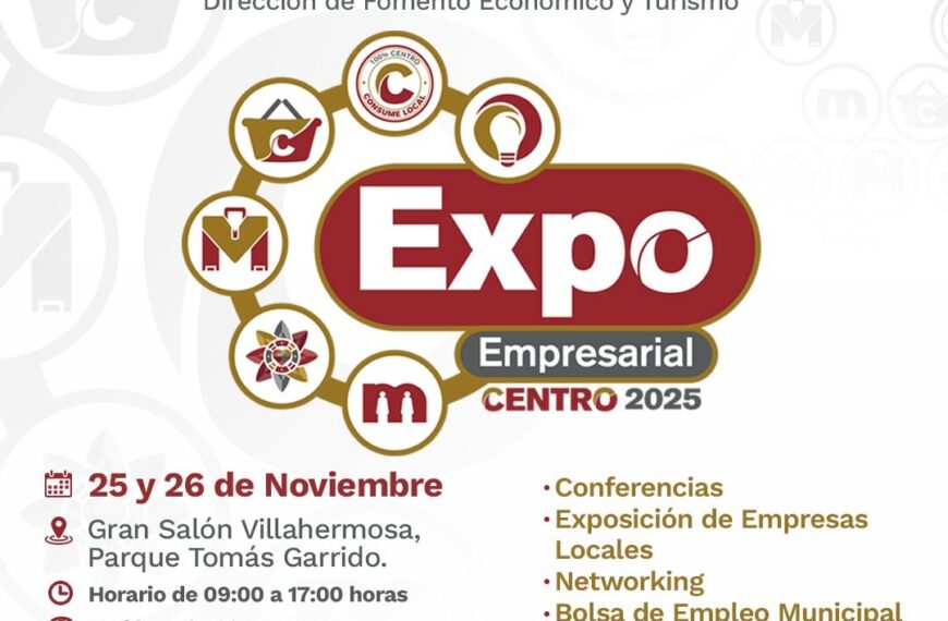 Inicia este martes la Expo Empresarial Centro 2025