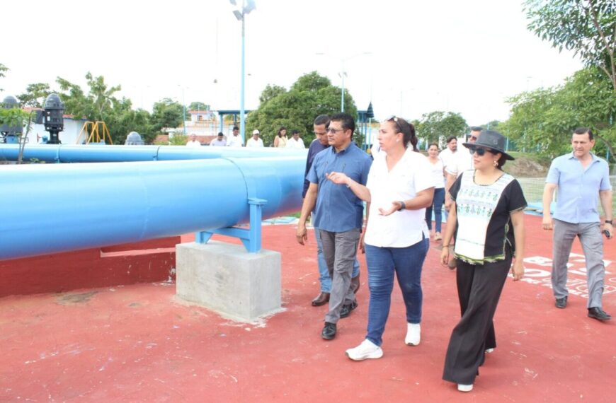 Inauguran rehabilitación de la cisterna de la Planta Potabilizadora ‘El Mango’