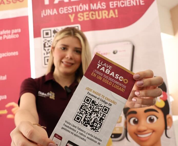 Llave Tabasco con gran aceptación ciudadana; desde su lanzamiento más de 21 mil usuarios se han registrado en portal digital