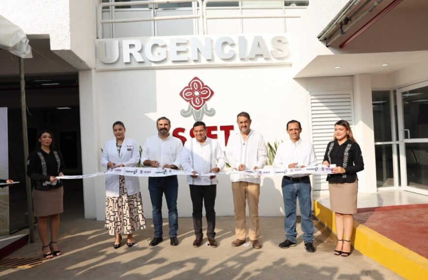 Inaugura Javier May ampliación de área de urgencias del Centro de Especialidades Médicas ISSET