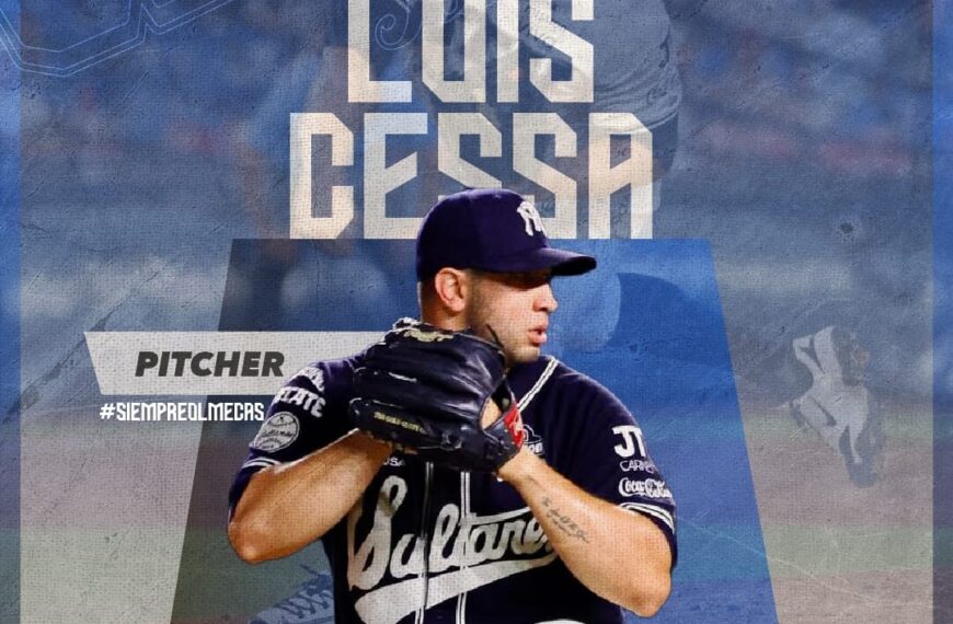 Desde los grandes escenarios del beisbol internacional… Luis Enrique Cessa regresa a la tierra que lo vio crecer