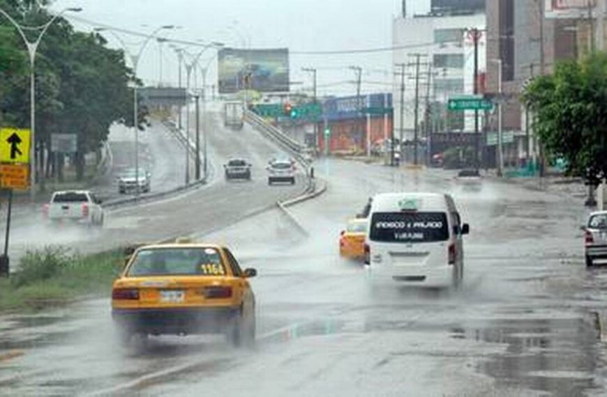 Alerta Naranja en Tabasco por lluvias intensas y evento de “Norte”; IPCET llama a extremar precauciones