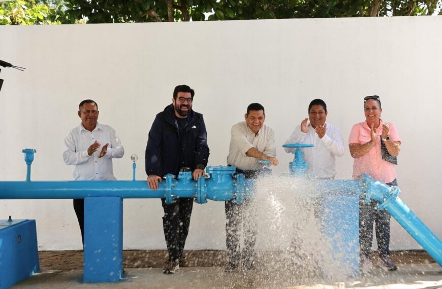 Con nuevos pozos profundos, más de 20 mil tabasqueños acceden al agua potable