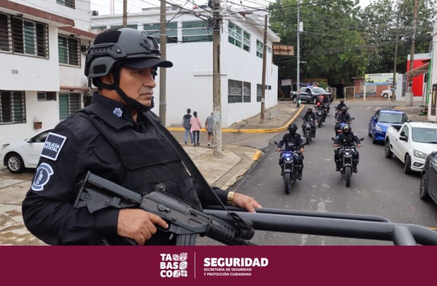SSPC refuerza la seguridad con el operativo “Villahermosa Segura”