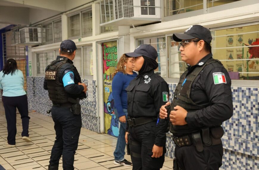 Estrategia de seguridad reforzada con la Policía Metropolitana genera mayor confianza en instituciones y propicia entornos escolares seguros, coinciden padres de familia
