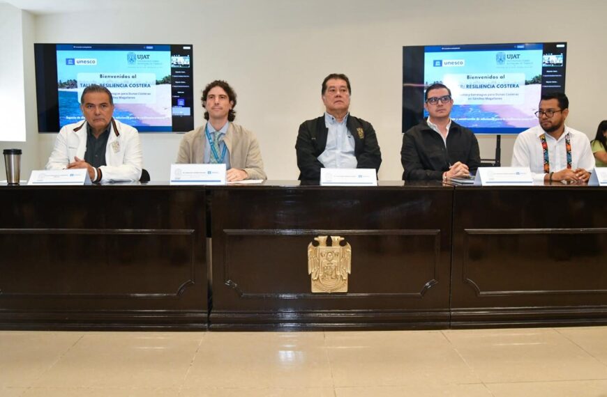 UJAT Y UNESCO impulsan acciones para fortalecer la resiliencia costera en Sánchez Magallanes