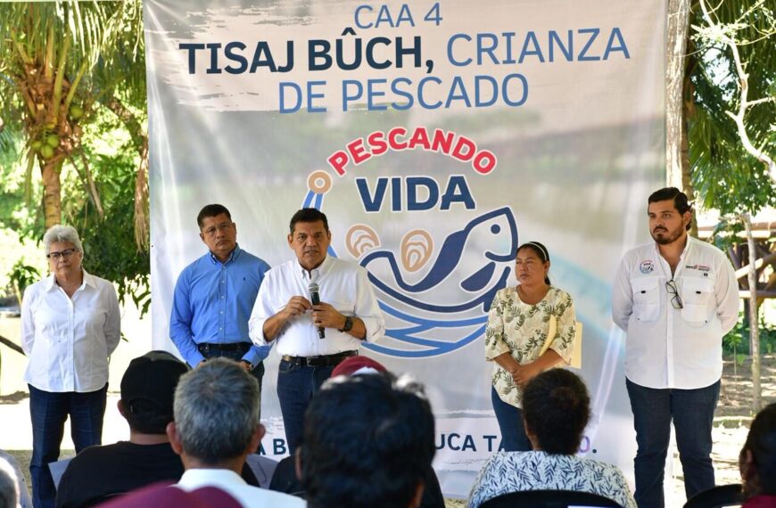 Nacajuca verá su primer cosecha de Pescando Vida en marzo