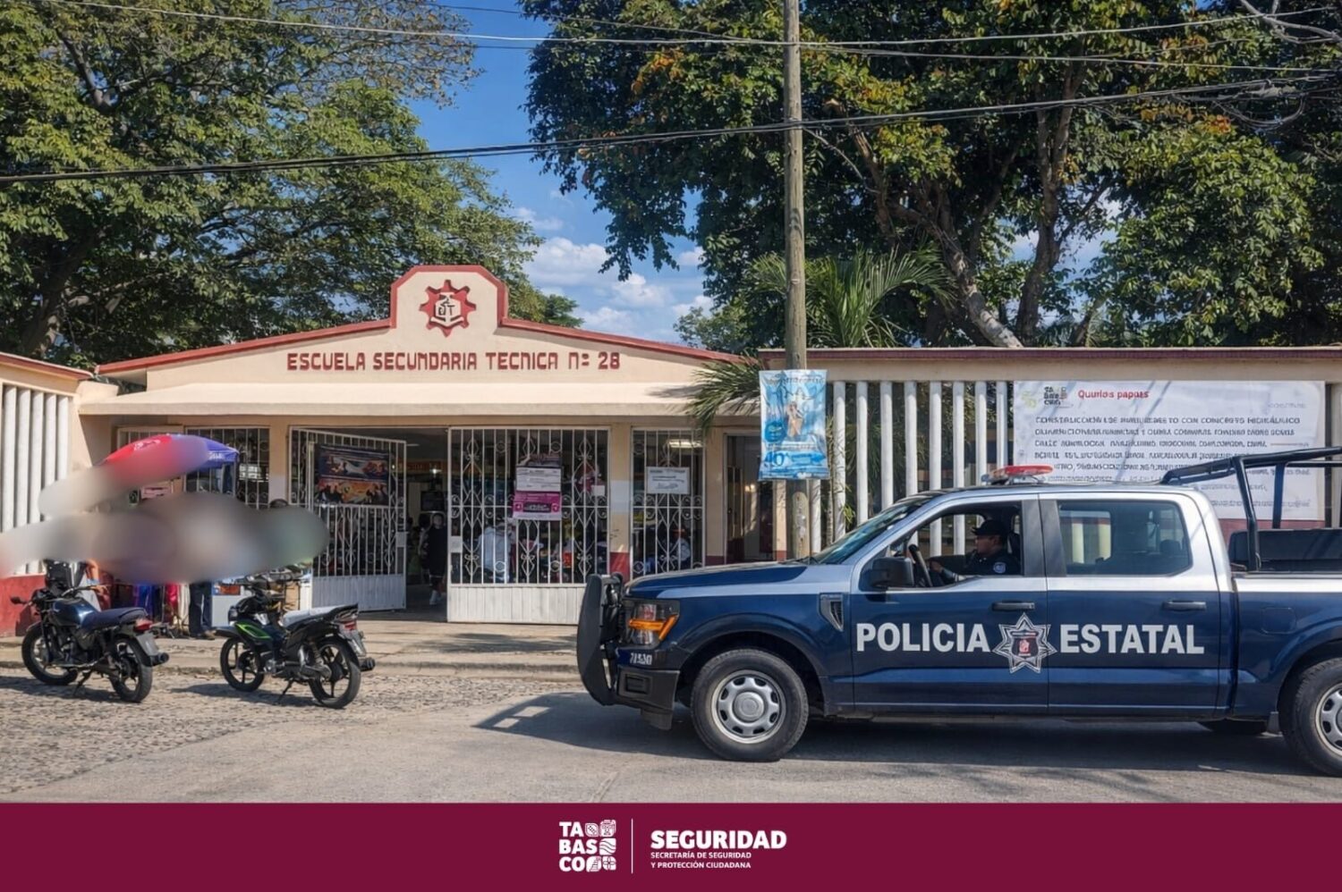 Falsa alarma de tiroteo en secundaria de Villahermosa; SSPC pide no difundir rumores