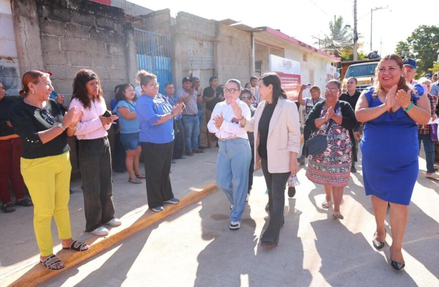 Yolanda Osuna consolida la transformación urbana en la colonia Casa Blanca