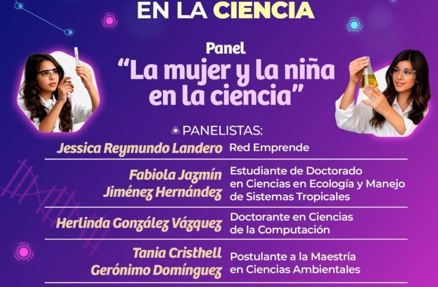 Invitan a la conferencia magistral por el Día Internacional de la Mujer y la Niña en la Ciencia