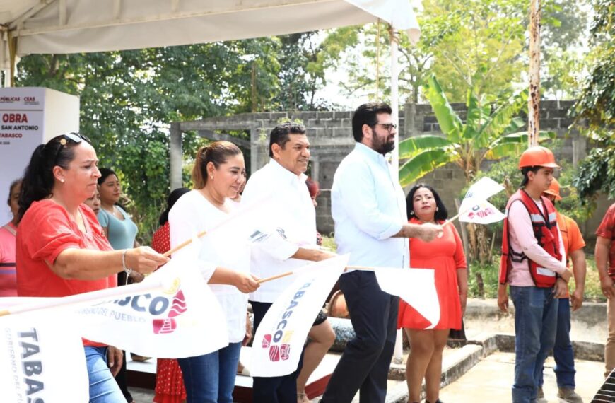 Gobierno del Pueblo inicia rehabilitación de cárcamo en la cabecera municipal de Cunduacán; tenía 30 años sin recibir mantenimiento