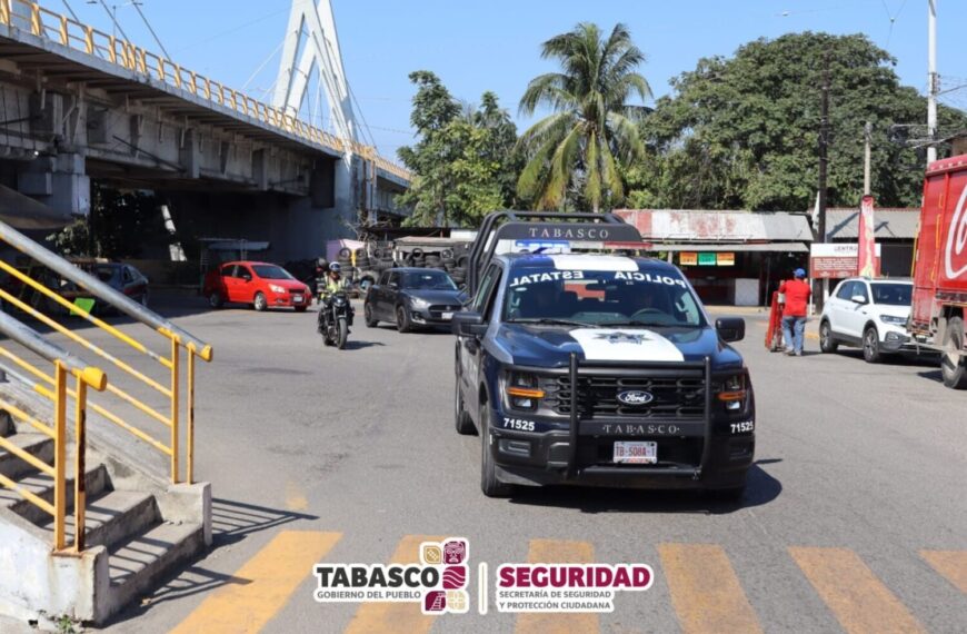 Mantiene la SSPC Operativo permanente de ‘Villahermosa Segura’