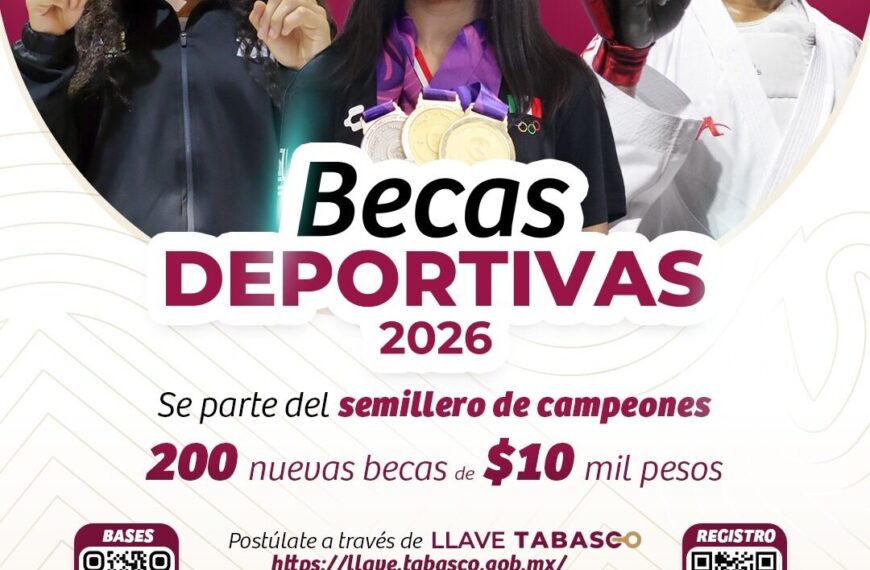 INJUDET abre convocatoria para las Becas Deportivas 2026