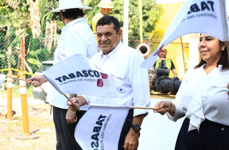 Gobierno del Pueblo rehabilitará todos los cárcamos en Huimanguillo