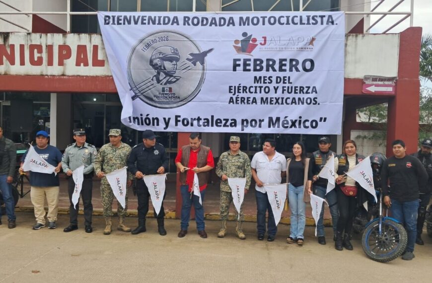 El Ejército Mexicano participa en Rodada Motociclista, en el marco de “Febrero: mes del Ejército y Fuerza Aérea”