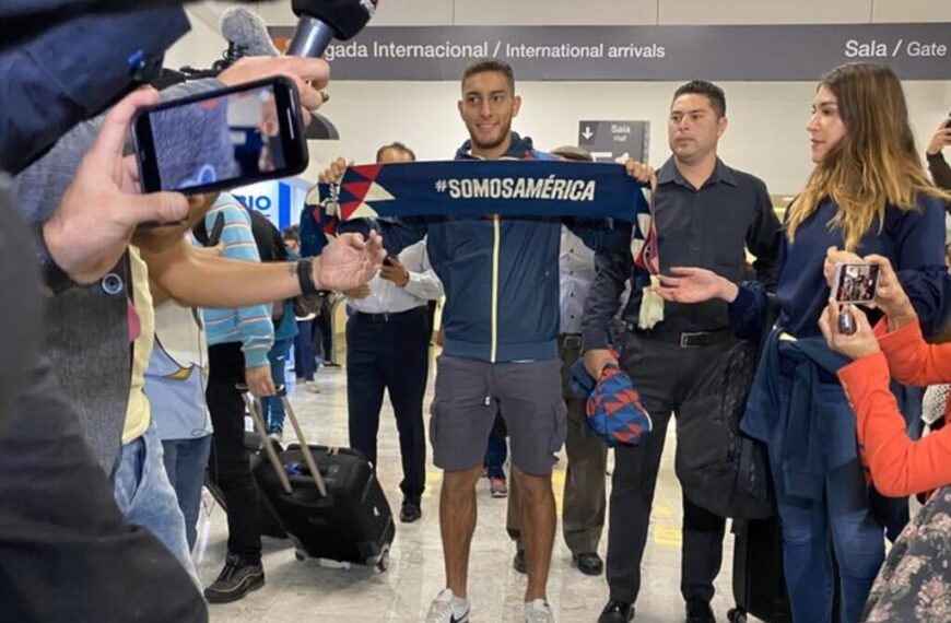 Llegó a México el brasileño Raphael Veiga, nuevo refuerzo del equipo América