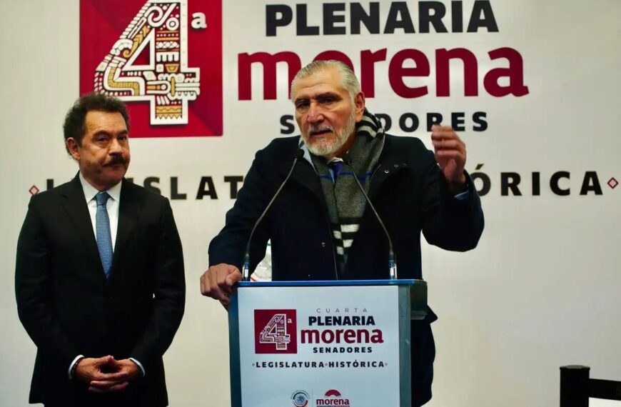 Adán Augusto López renuncia a la coordinación de Morena en el Senado