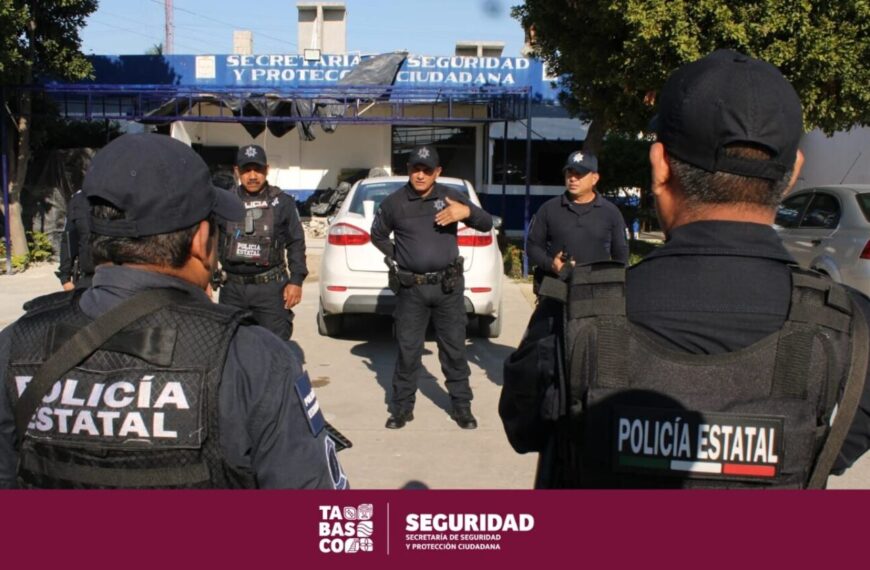 La SSPC continúa reforzando la seguridad con el operativo “Villahermosa Segura”
