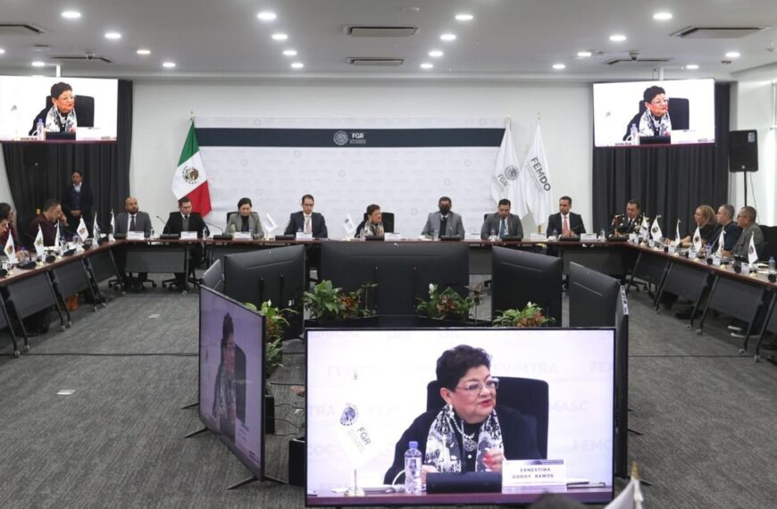 Preside Ernestina Godoy encuentro nacional de procuradurías y fiscalías estatales en materia de extorsión