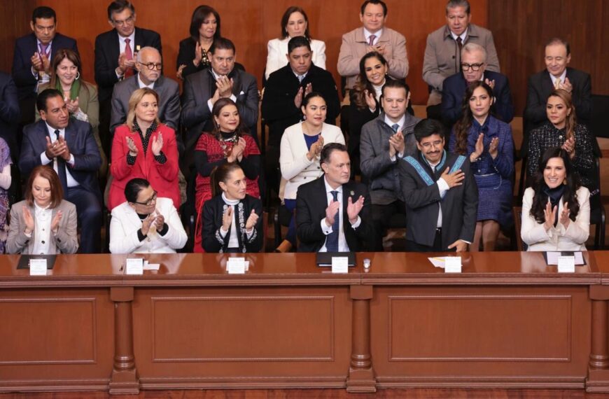 Destaca Javier May vigencia de la Constitución en aniversario 109 de su promulgación; acompaña a presidenta