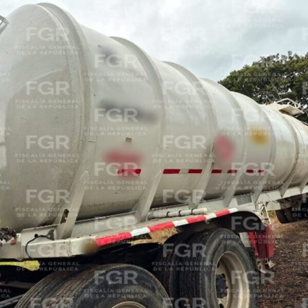 FGR obtiene sentencia contra una persona detenida con más de 70 mil litros de hidrocarburo
