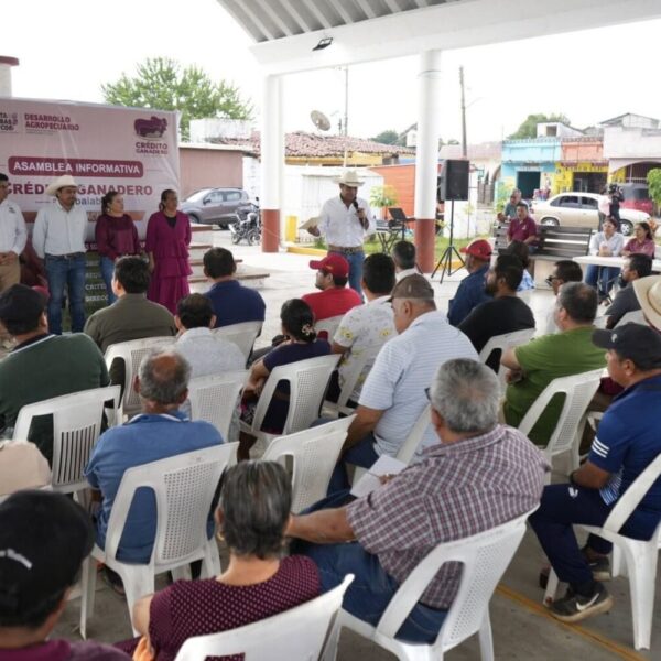 Inician asambleas informativas del programa Crédito Ganadero a la Palabra en Cunduacán, Jalpa de Méndez y Nacajuca