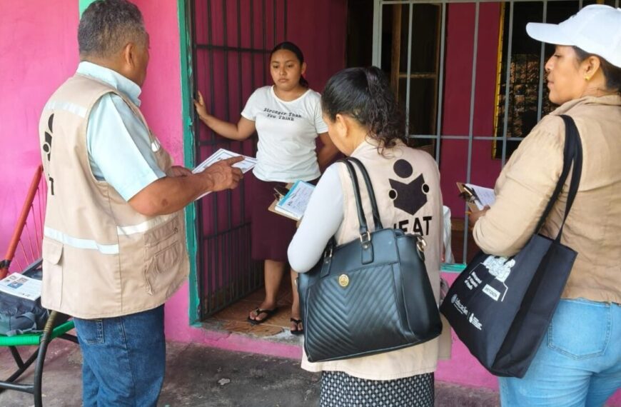 Arranca IEAT brigada educativa casa por casa para abatir rezago en nivel básico