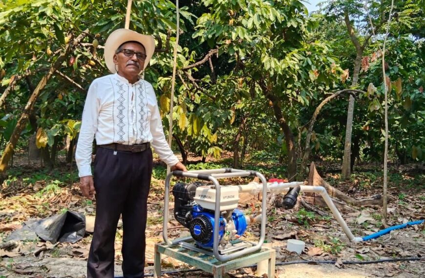 Debajo de la mata de cacao sigo el legado de mi padre”: productor invita a participar en concursos de la Feria Tabasco 2026