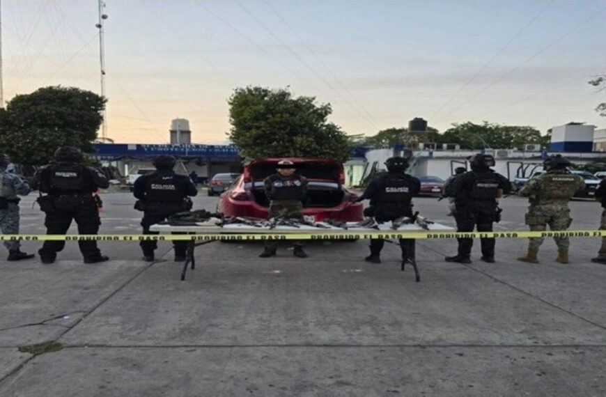 Rescatan en Tabasco a cinco migrantes secuestrados; hay 27 detenidos