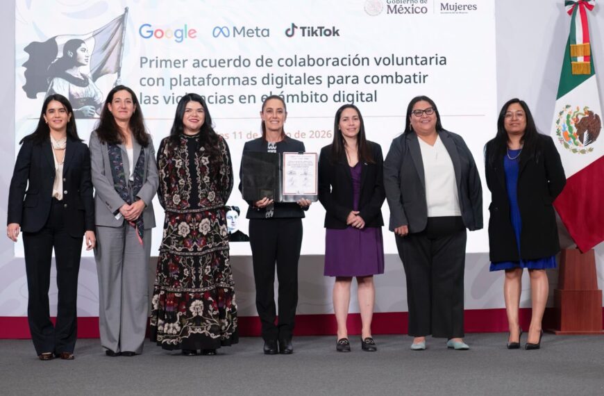 Gobierno de México acuerda con plataformas digitales acciones contra violencia hacia mujeres