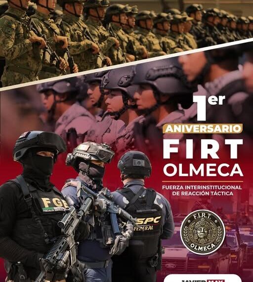 Destaca Javier May resultados de la Fuerza Interinstitucional de Reacción Táctica ‘Olmeca’