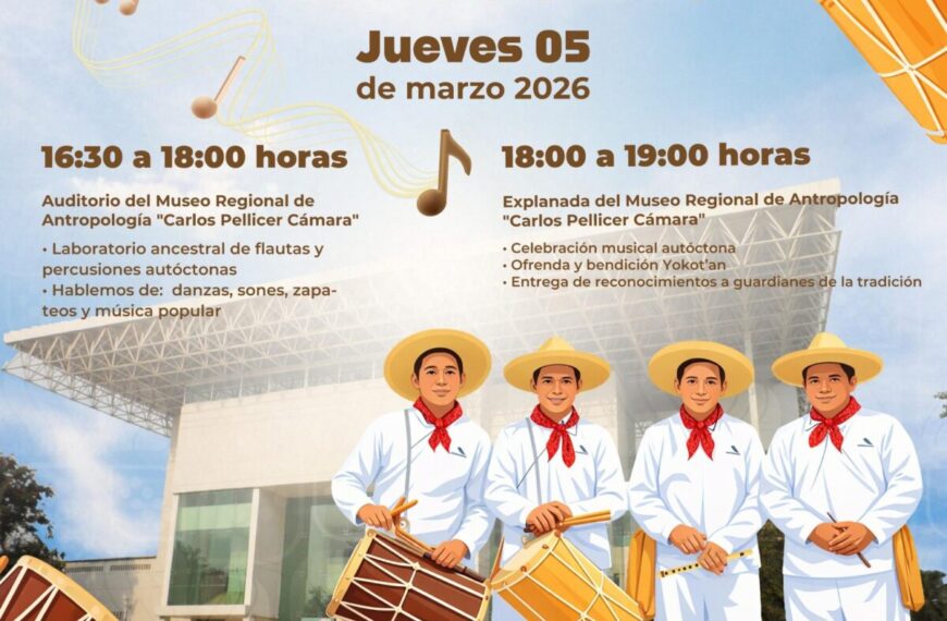 Celebrará Tabasco el 1er. Día del Tamborilero Tabasqueño con una gran fiesta cultural