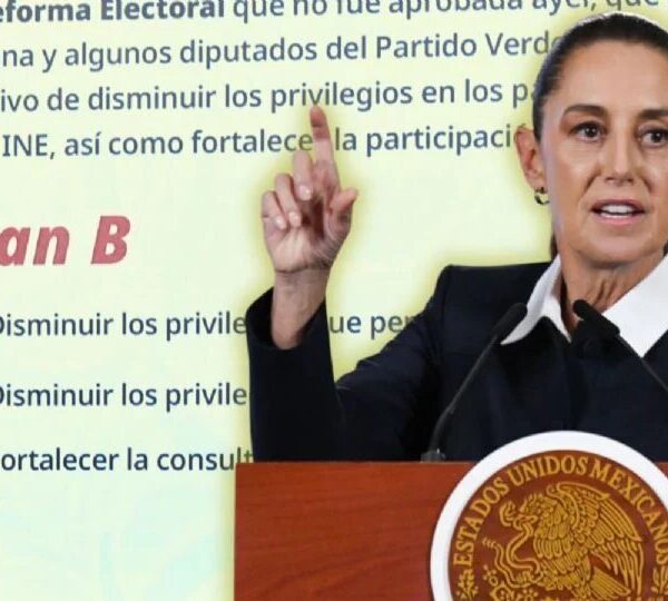 Rechazo a reforma electoral no es una derrota: Sheinbaum; Plan B va contra privilegios