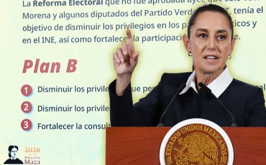 Rechazo a reforma electoral no es una derrota: Sheinbaum; Plan B va contra privilegios