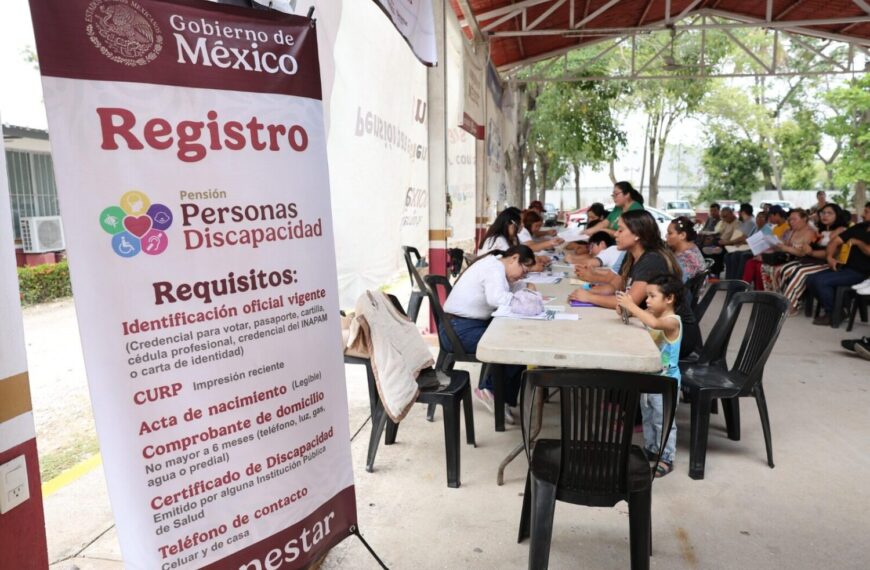 Arranca sin contratiempos registro para pensión de personas con discapacidad; en tabasco, 40 mil ya gozan de este derecho: Lorena Méndez