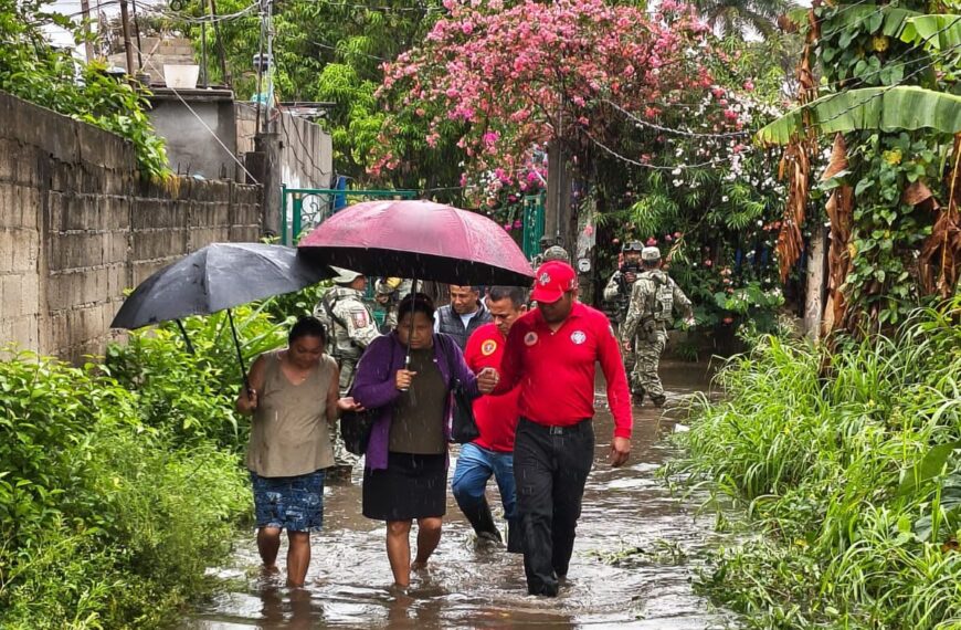 Frente Frío No. 41 deja afectaciones aisladas en comunidades vulnerables de seis municipios de Tabasco