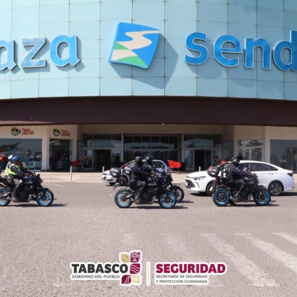 Continúa el Operativo “Villahermosa Segura” trabajando por la tranquilidad de las familias tabasqueñas