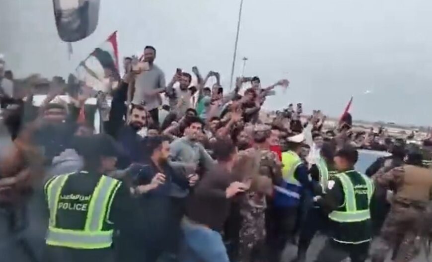 Histórico recibimiento de la selección de Irak