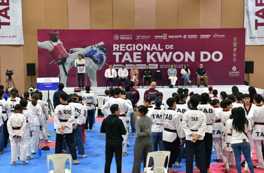 Arranca en Tabasco Torneo Regional de Takwondo