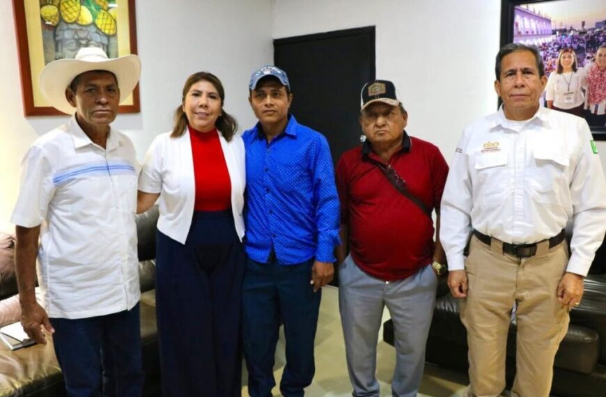 Encuentro de la alcaldesa Mari Luz con el coordinador del CIIT y pobladores cercanos al trazo del tren