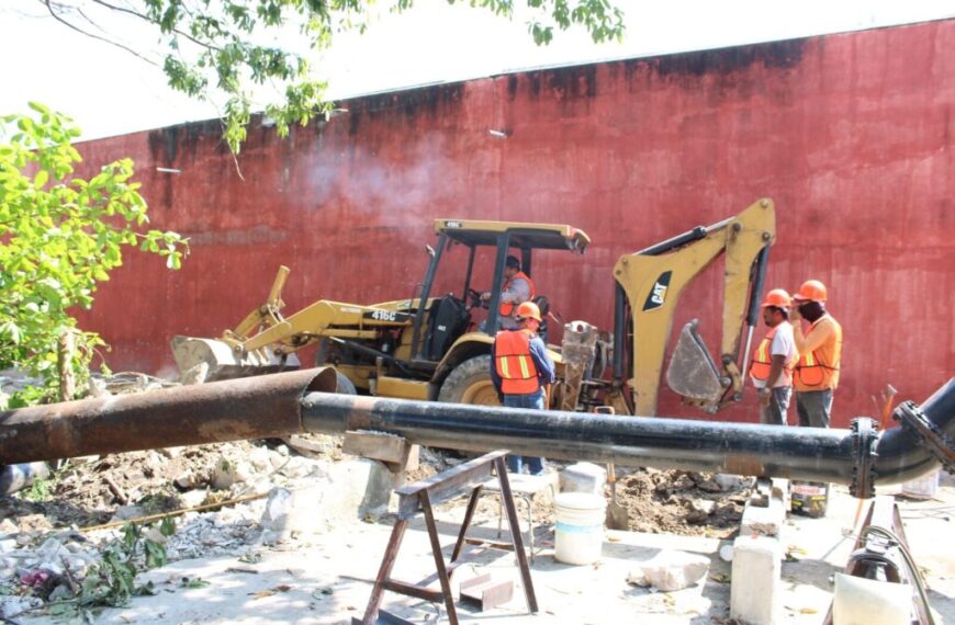 Realiza la CEAS obras para beneficio de más de medio millón de tabasqueños