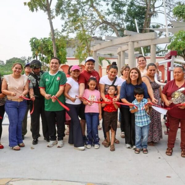Rehabilitan Parque La Paz; lo devuelven a las familias como espacio digno de convivencia