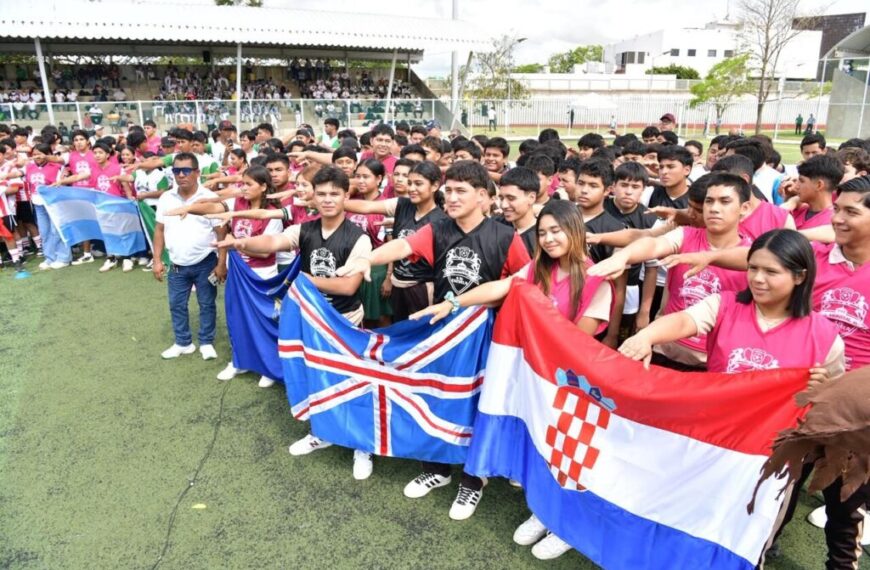 Gane quien gane el “Mundial va a tu Escuela”, en las canchas gana la paz, proclaman jóvenes participantes
