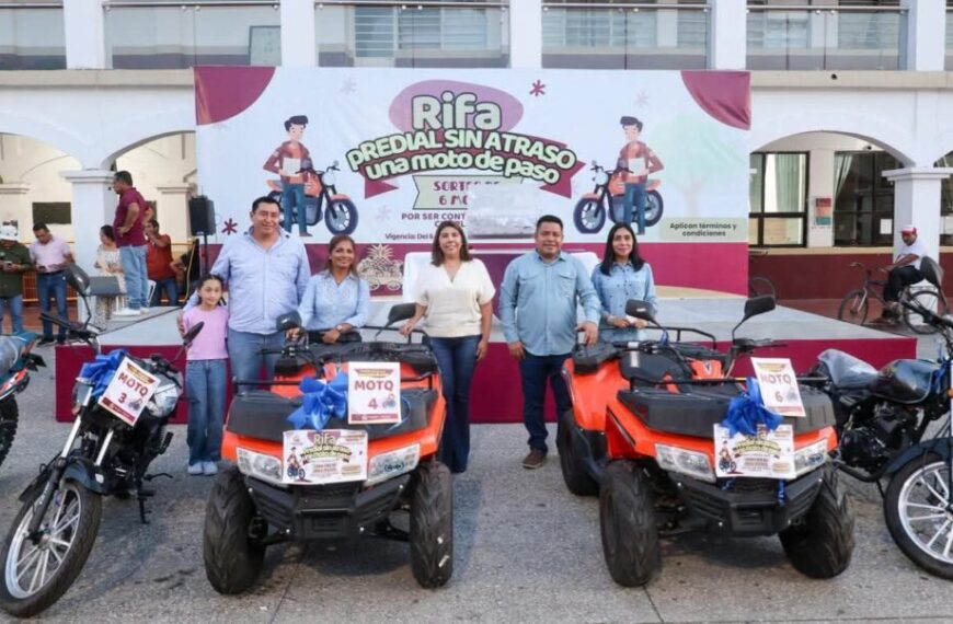 Resultados de la rifa “Predial sin atraso, una moto al paso”