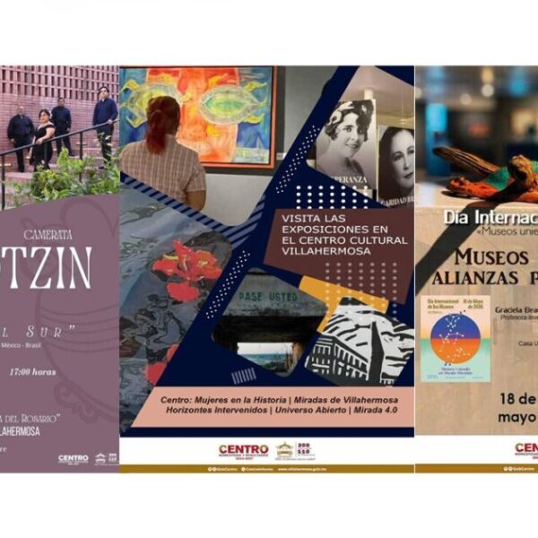 Invita Centro a disfrutar la Agenda Cultural de mayo con exposiciones, música y actividades para la familia